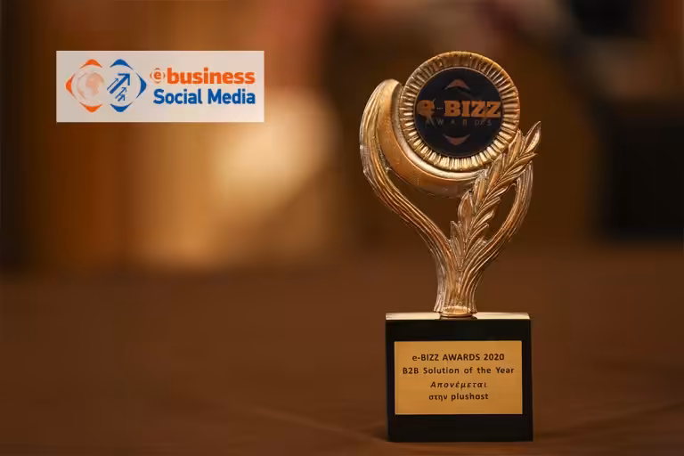 Στην Plushost το βραβείο B2B Solution of the Year στα e - bizz Awards 2020