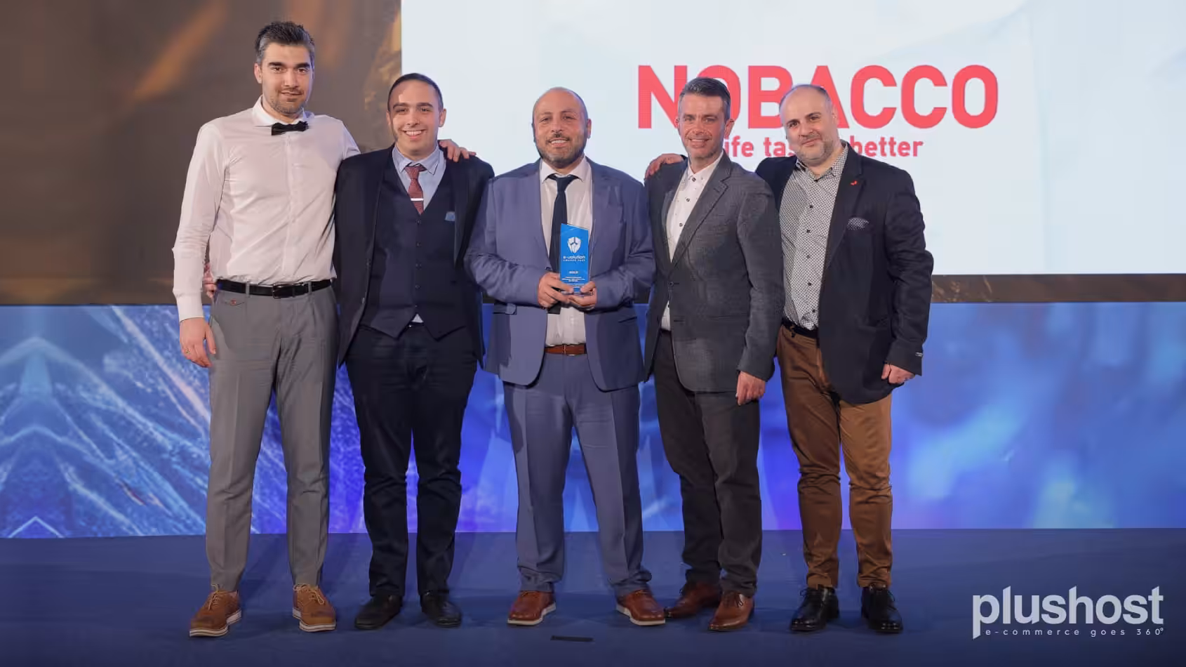 To Nobacco.gr GOLD E-SHOP OF THE YEAR στα e-Volution Awards 2025 1